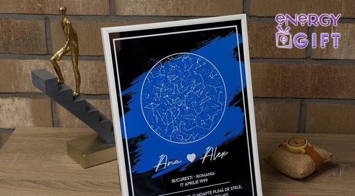 Tablourile Harta Stelelor personalizate – un cadou memorabil creat în România